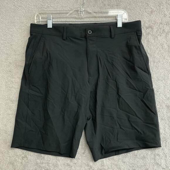NWOT Greg Norman Men's Size 32 Black Performance Golf Shorts - Picture 2 of 7